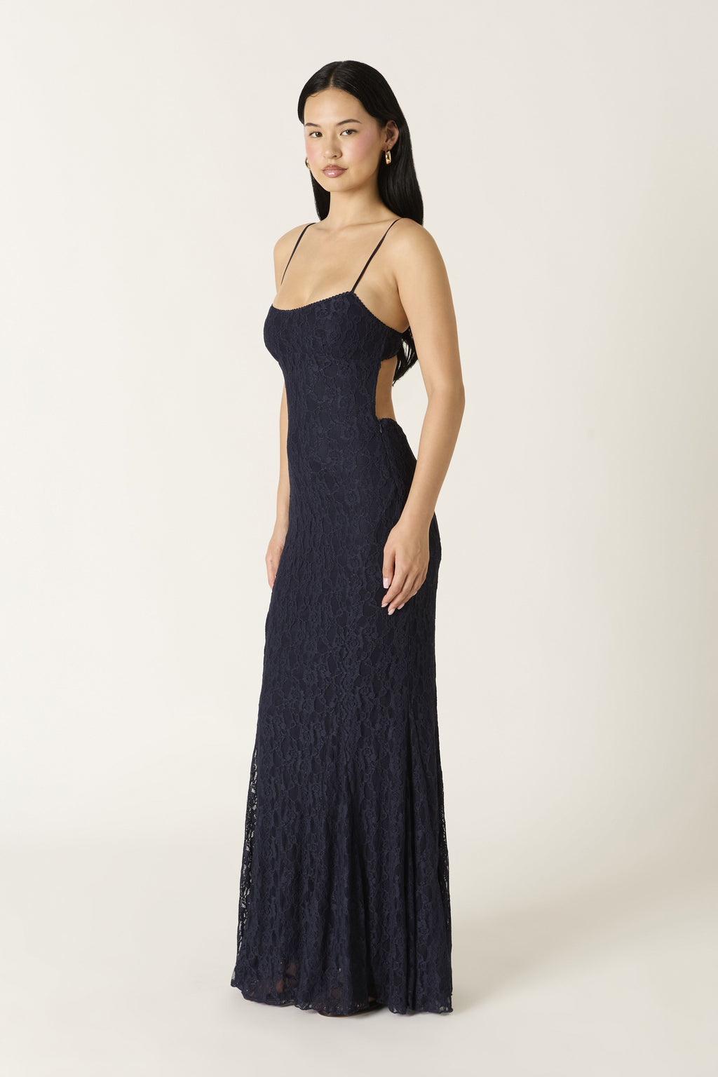 Sloane Dress in navy at Miss Behavin'