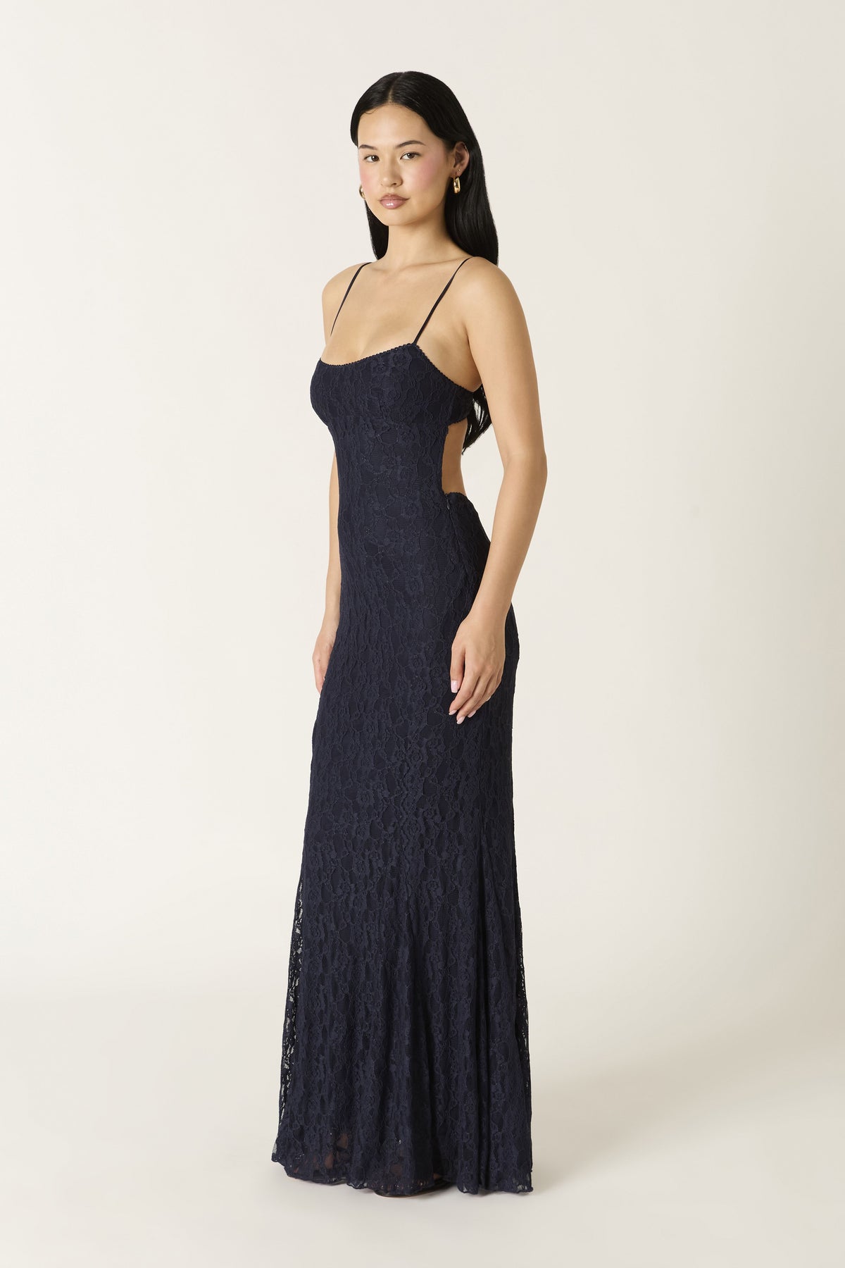Sloane Dress in navy at Miss Behavin'