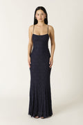 Sloane Dress in navy at Miss Behavin'