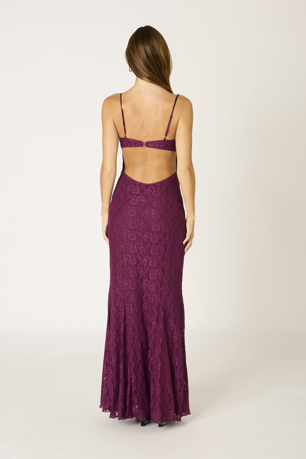 Sloane Dress in plum at Miss Behavin'