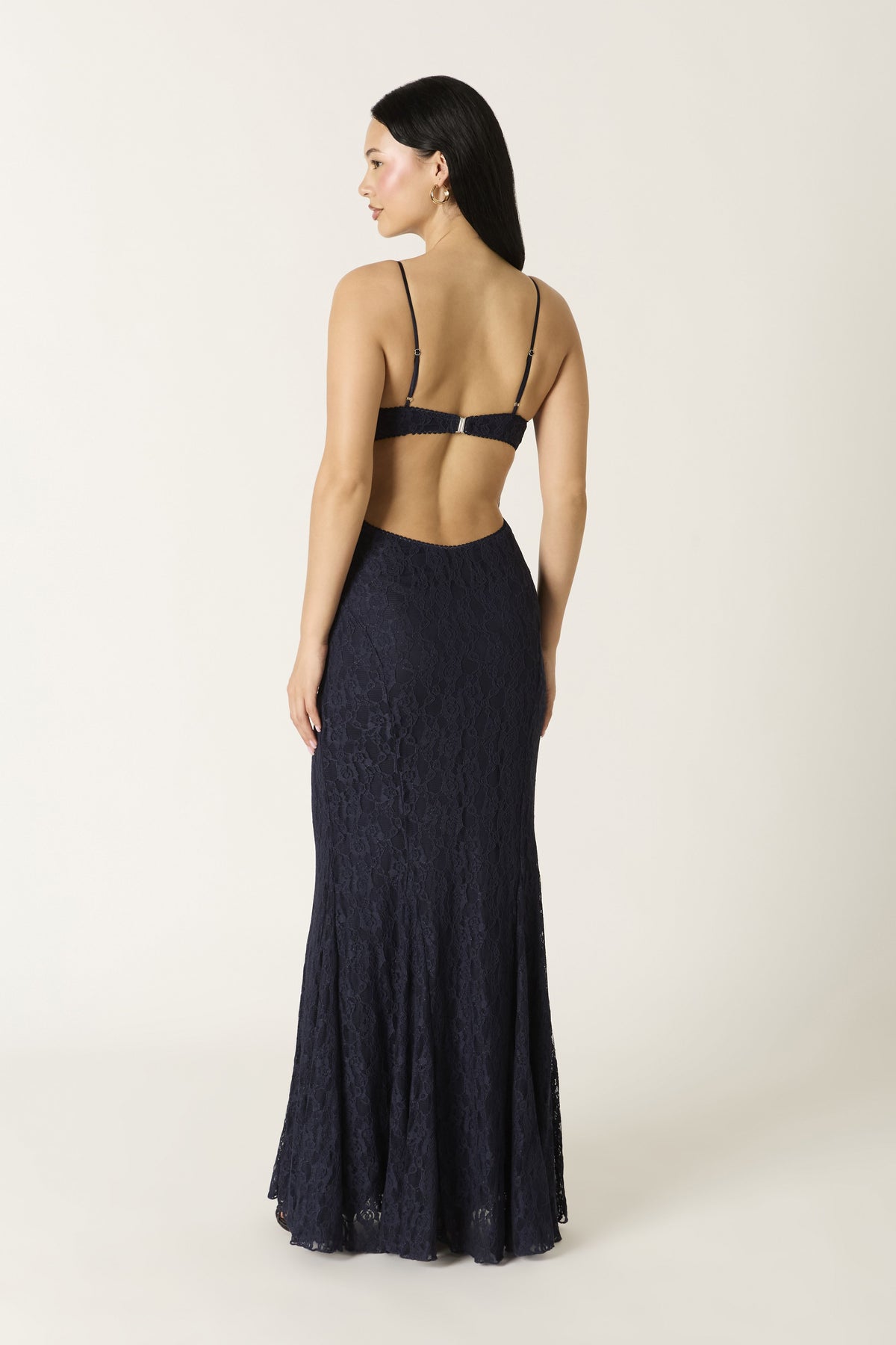 Sloane Dress in navy at Miss Behavin'