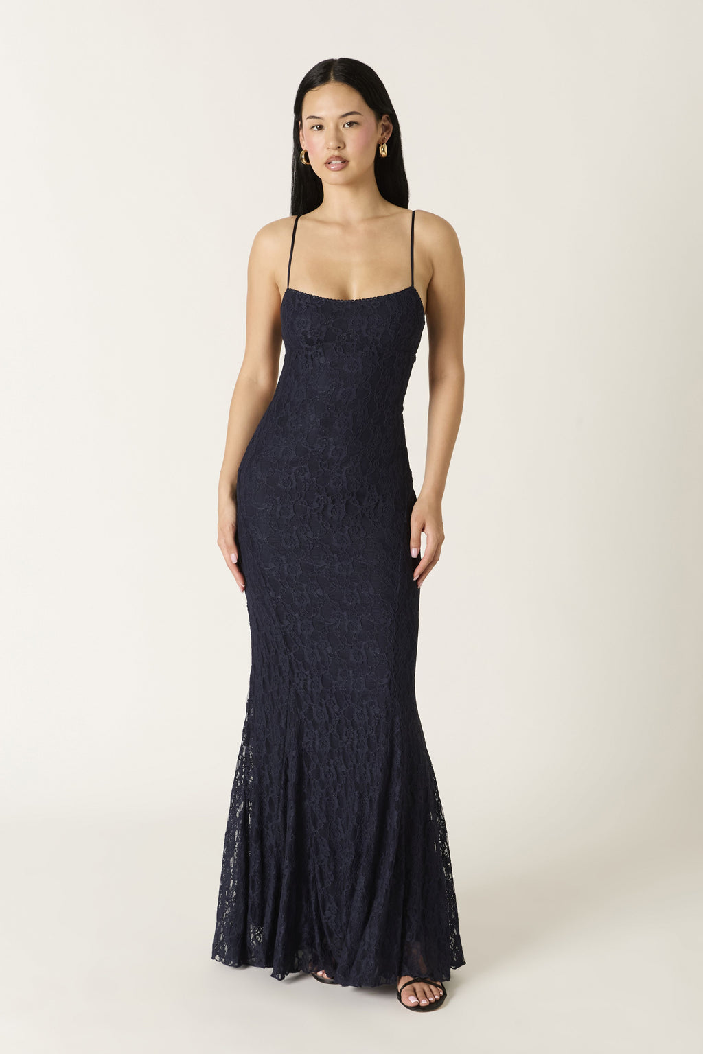 Sloane Dress in navy at Miss Behavin'