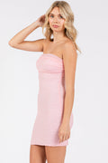 Electra Dress in light pink at Miss Behavin'