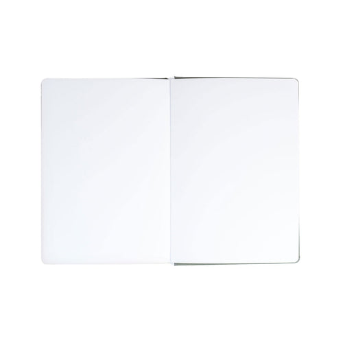 Valfre Cela Sketchbook shown open to blank interior pages