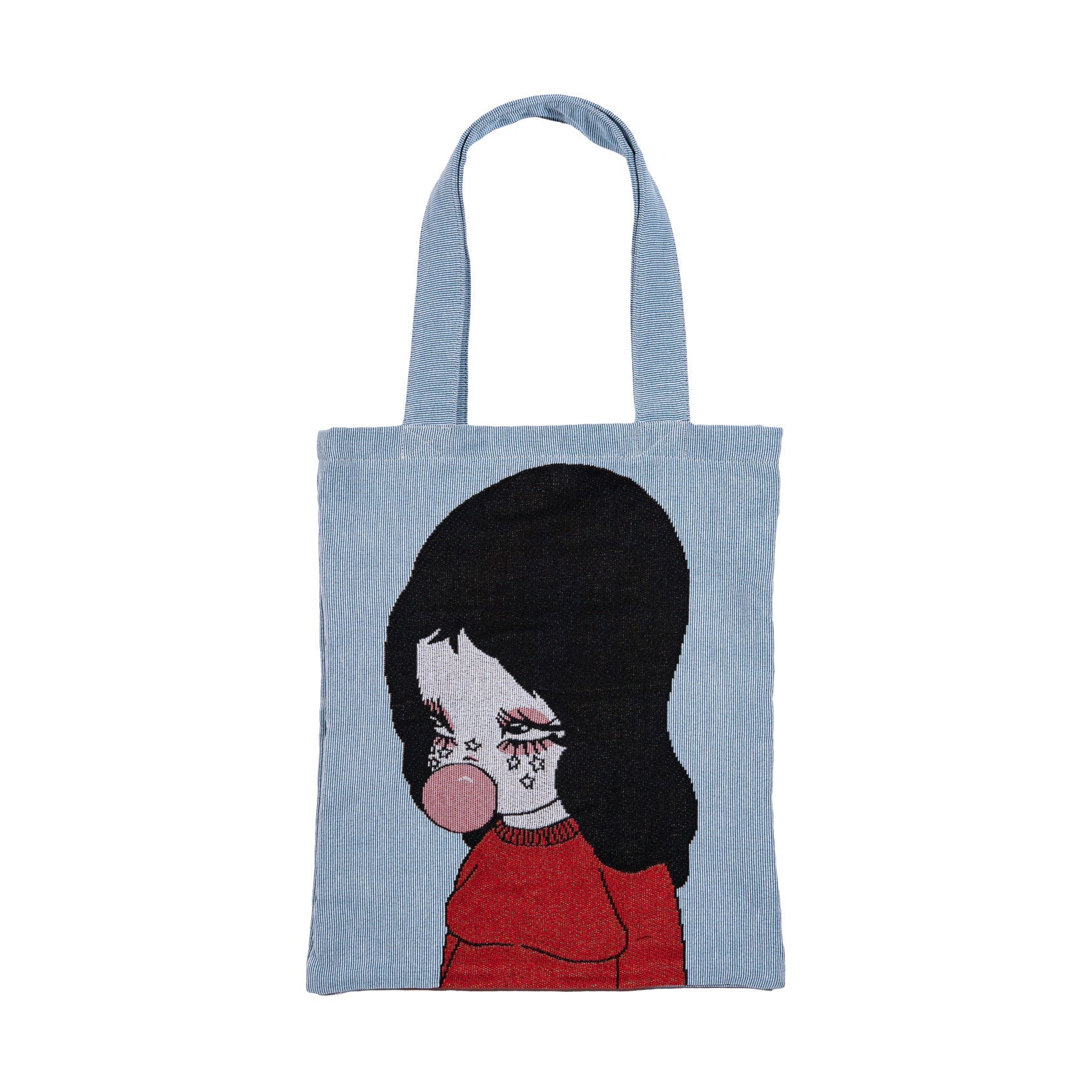 Chicle Woven Tote in default at Miss Behavin'