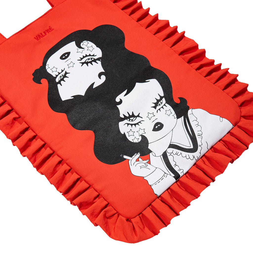 Ilati Ruffle Tote nylon bag at Miss Behavin'