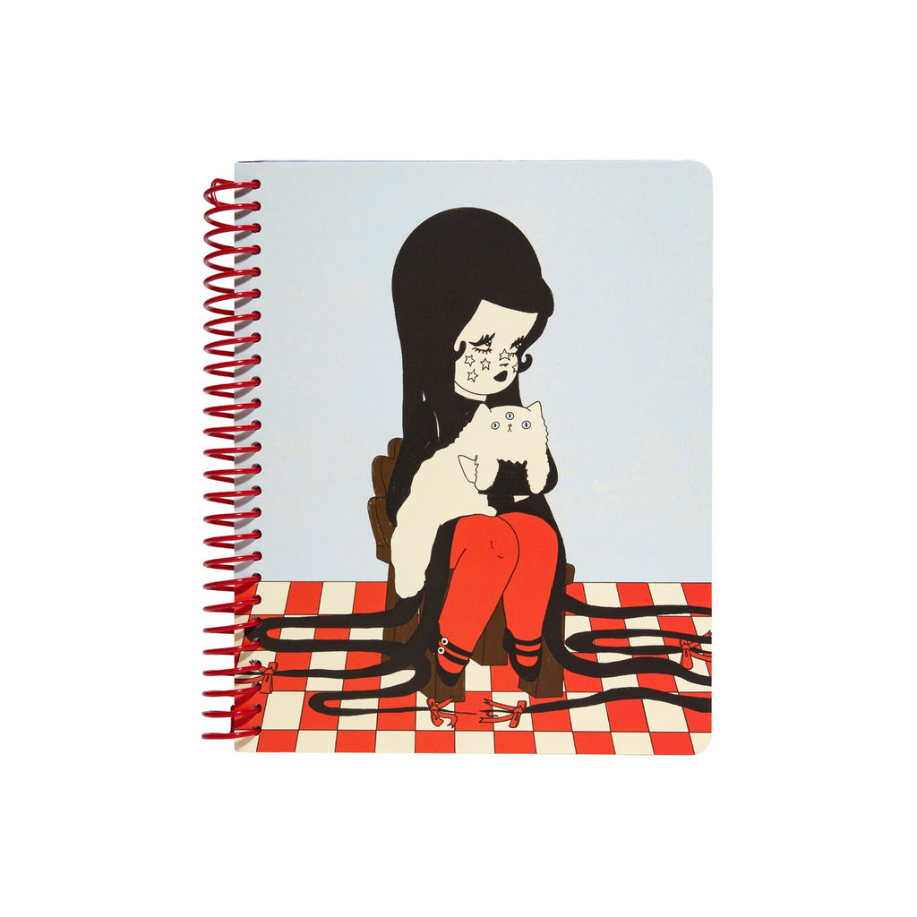Love Cats Blanco spiral notebook at Miss Behavin'