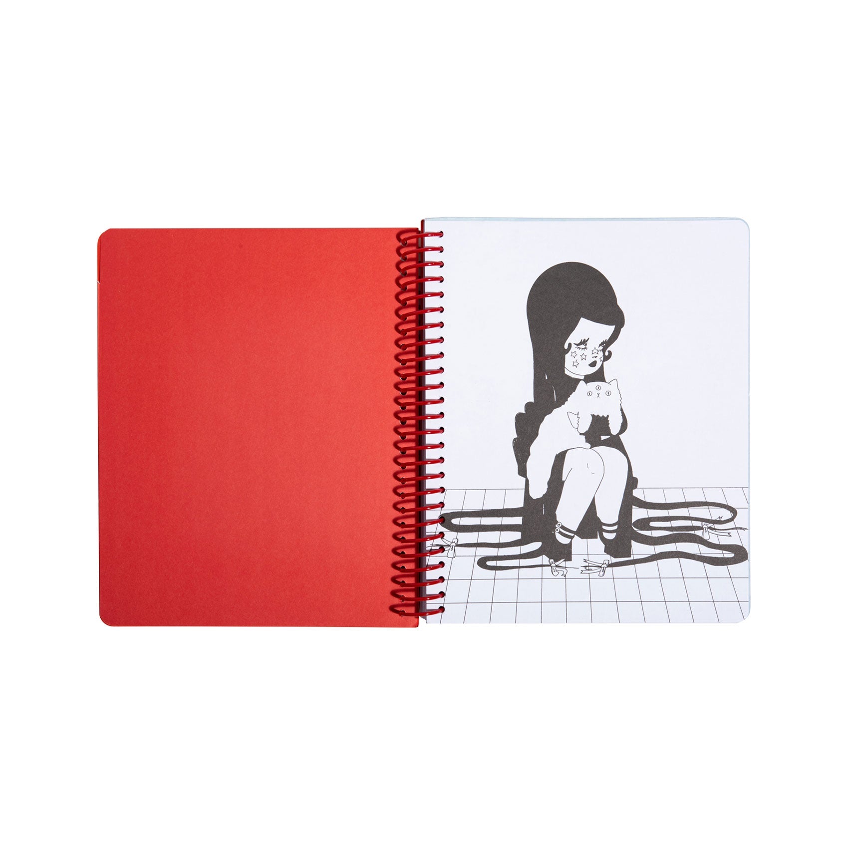Love Cats Blanco spiral notebook at Miss Behavin'