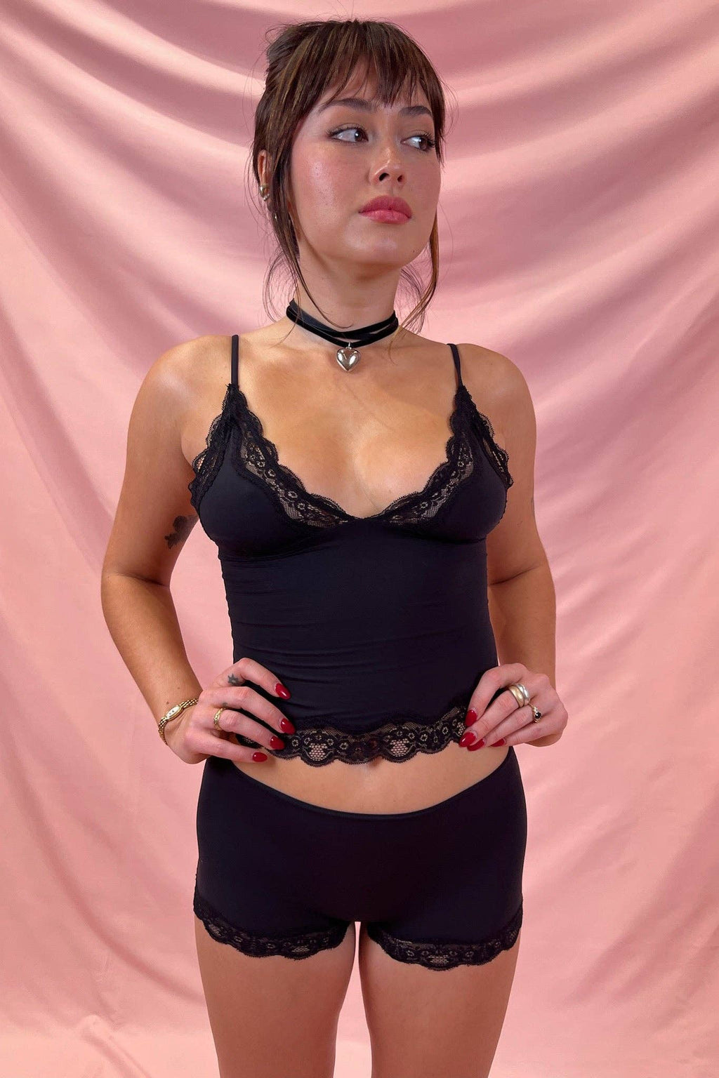 Butter Me Up Lace Cami: Cloud