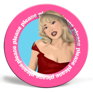 Plates 'Please Sabrina Carpenter': 6 Inch