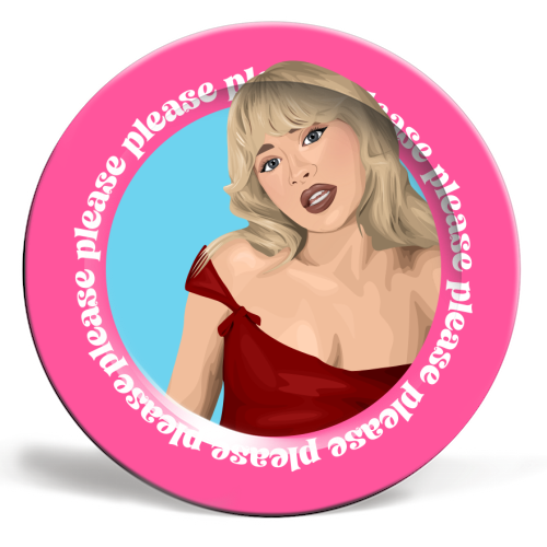 Plates 'Please Sabrina Carpenter': 6 Inch
