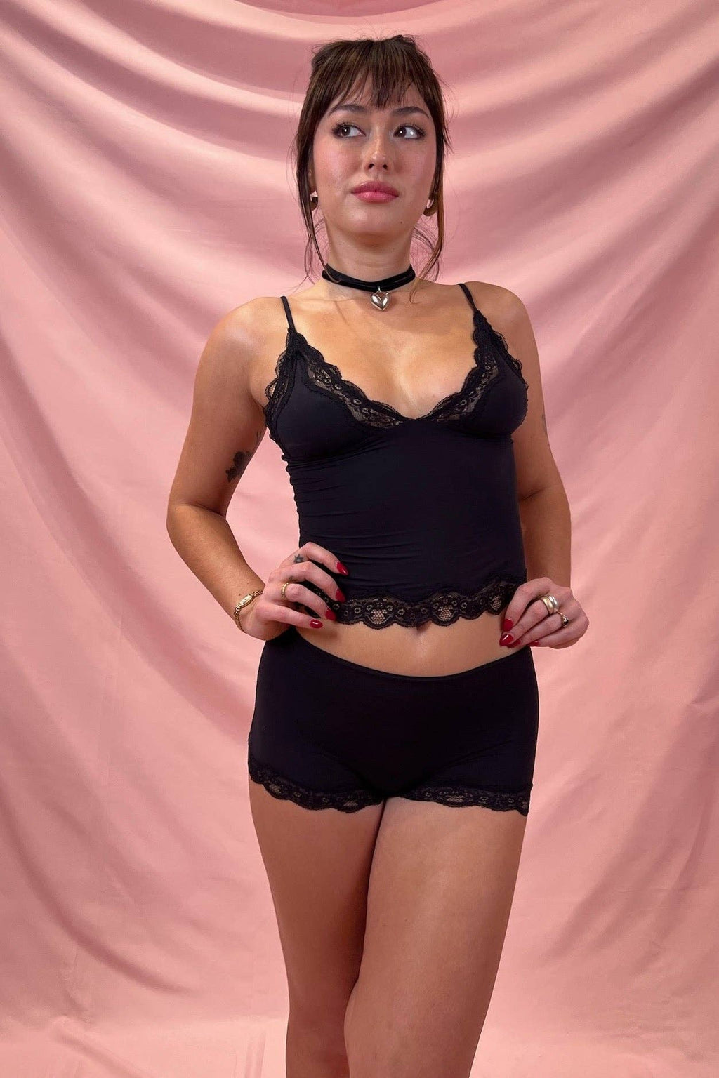 Butter Me Up Lace Cami: Cloud