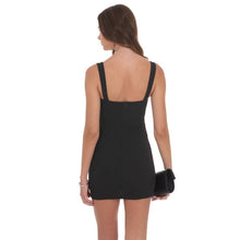 Load image into Gallery viewer, Lace Bust Bodycon Dress in Black