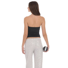 Load image into Gallery viewer, V-Strapless Ruched Top in Black