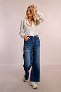 Molly Bracken Juno Pants in brut denim at Miss Behavin'