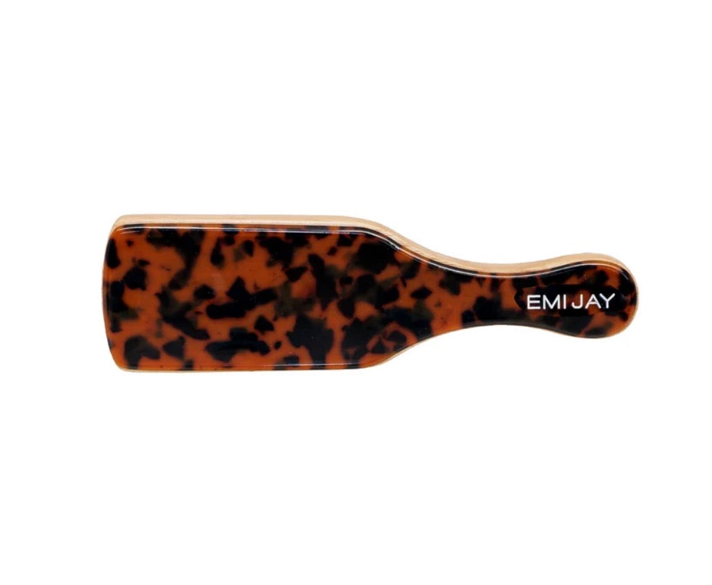 Mini Boar Bristle Brush - Tortoise
