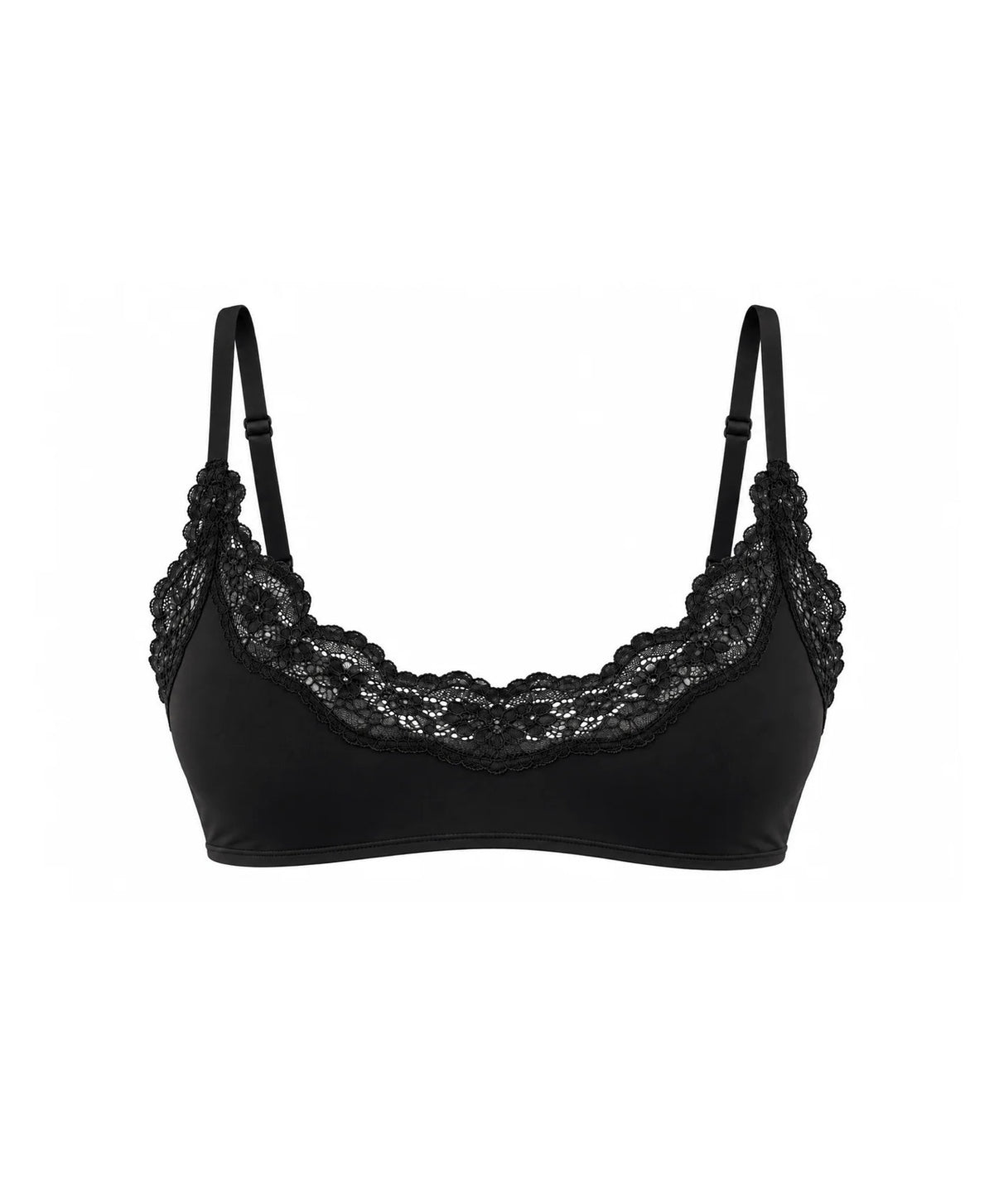 Butter Me Up Lace Bralette- Black