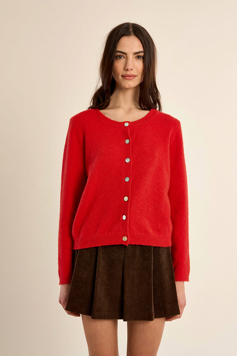 Molly Bracken Mila Sweater in red at Miss Behavin'