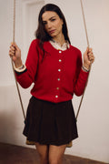 Molly Bracken Mila Sweater in red at Miss Behavin'