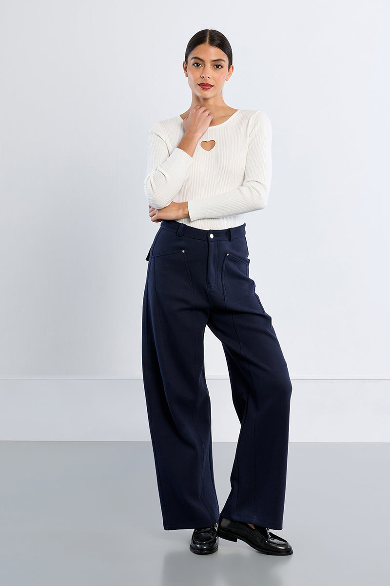 Molly Bracken Lena Sweater in offwhite at Miss Behavin'