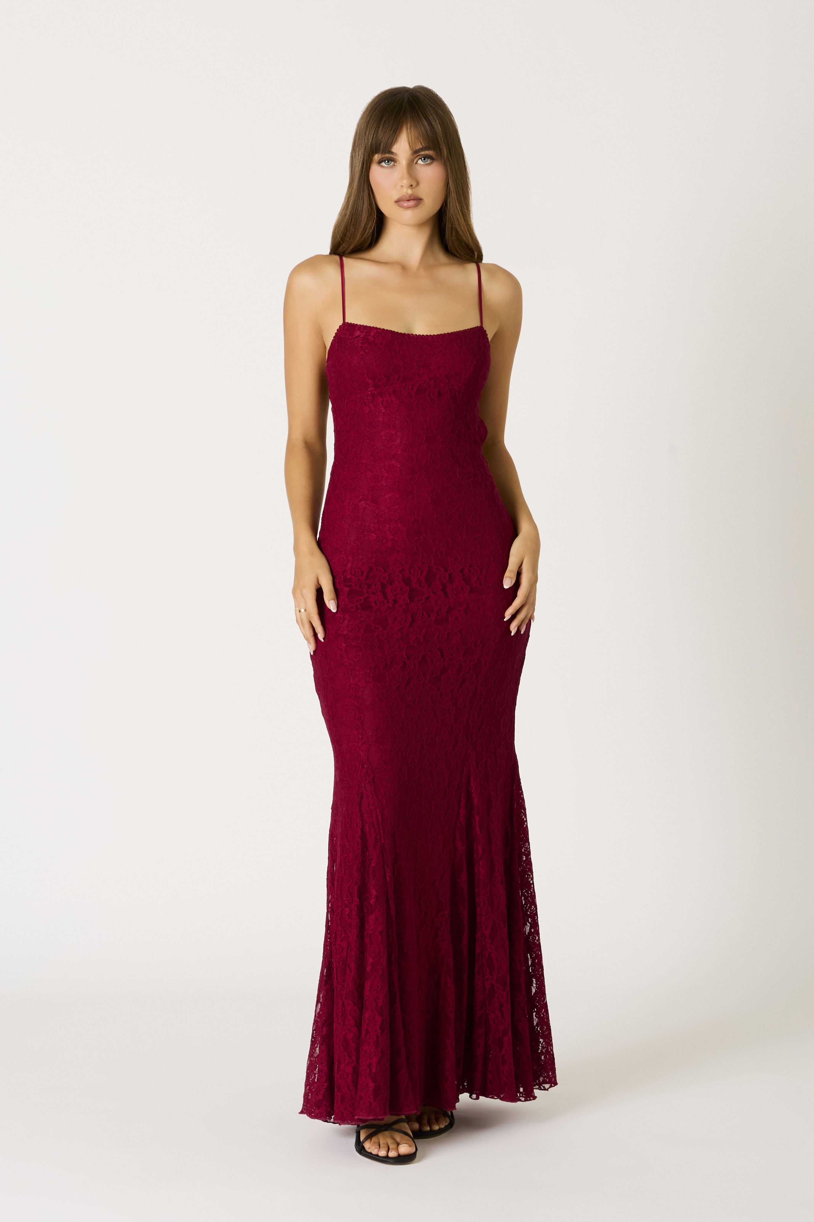 Sloane Dress - Wine