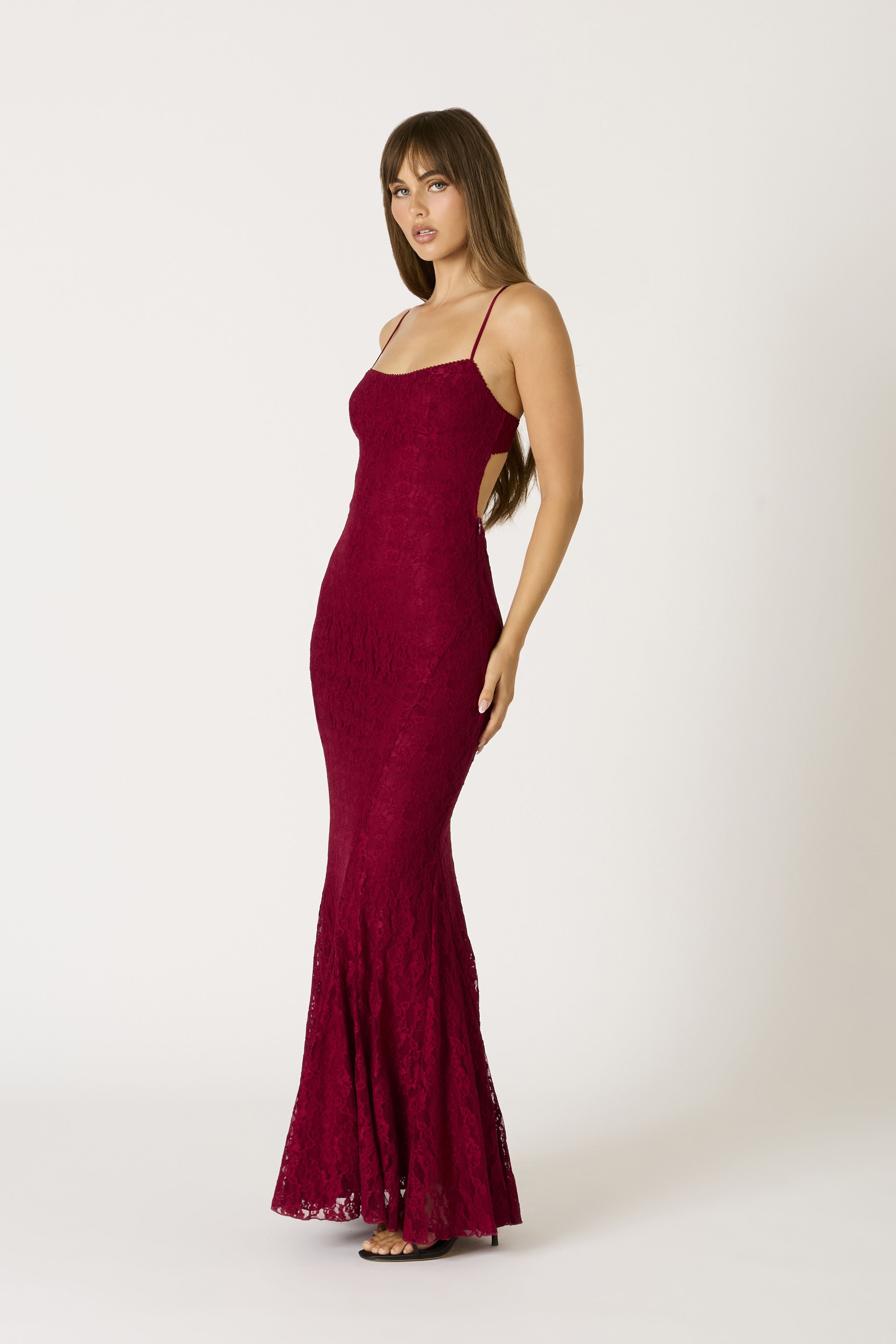 Sloane Dress - Wine