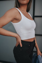 Load image into Gallery viewer, Lizzy Tank - white