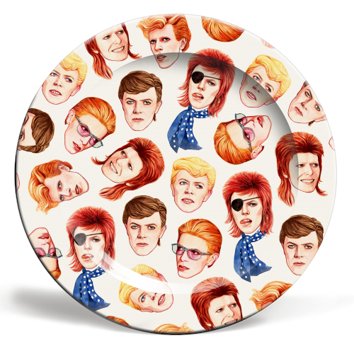 Plates 'Fabulous Bowie' by Helen Green: 6 Inch